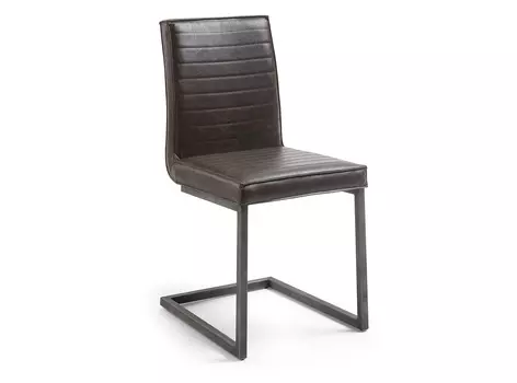 Стул type металлический темно-коричневый (la forma) коричневый 46x89x53 см.