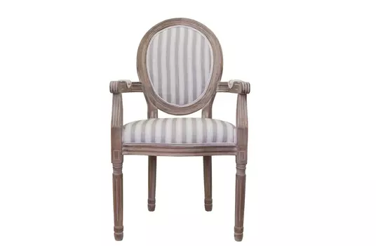 Стул volker arm pinstripe (mak-interior) бежевый 55x95x55 см.