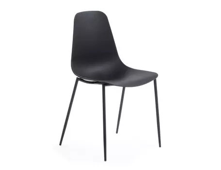 Стул wassu (la forma) черный 49x87x53 см.
