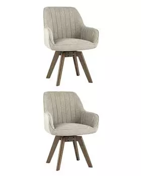Стул вращающийся mans 2 шт. (stoolgroup) бежевый 61x81x63 см.