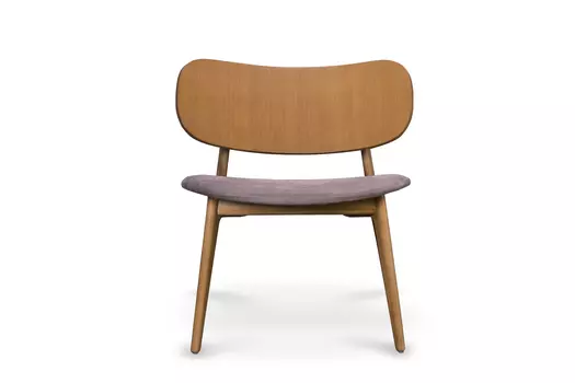 Стул xavier leather lounge (myfurnish) коричневый 66x69x67 см.