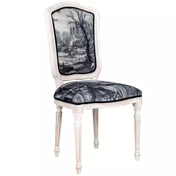 Стул «замок мадрид» (object desire) серый 44x104x50 см.