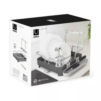 Сушилка для посуды нolster (umbra) серый 42.0x33.0x52.0 см.