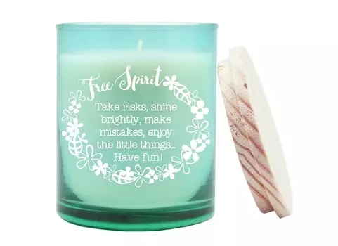 Свеча ароматическая animikados free spirit (ambientair) мультиколор 7x9x7 см.