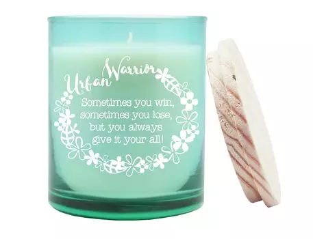 Свеча ароматическая animikados urban warrior (ambientair) мультиколор 7x9x7 см.