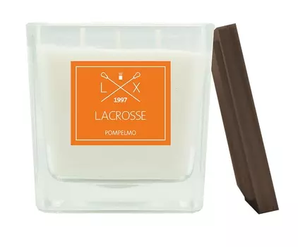 Свеча ароматическая lacrosse грейпфрут (ambientair) белый 10x10x10 см.