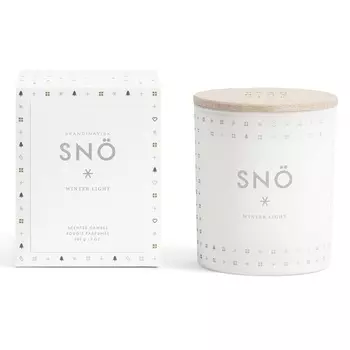 Свеча ароматическая sn? с крышкой (skandinavisk) белый 8x9x8 см.