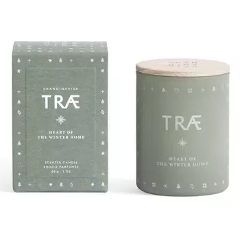 Свеча ароматическая trae с крышкой (ele) зеленый 5x6x5 см.