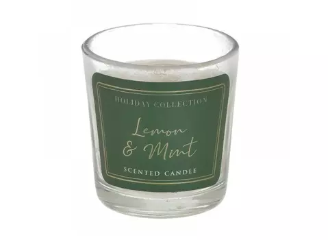 Свеча lemon &amp; mint, набор 3 шт dime (to4rooms) мультиколор 43x11x12 см.