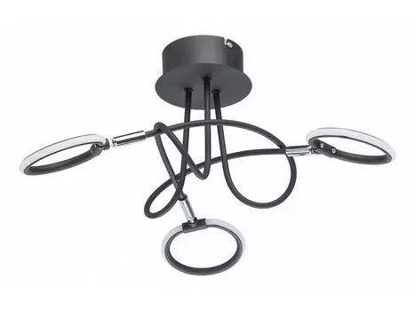 Светильник этингер (demarkt) черный 48x25x48 см.