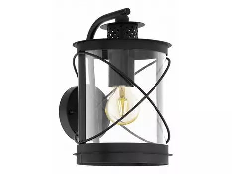 Светильник на штанге hilburn (eglo) черный 20x28x23 см.