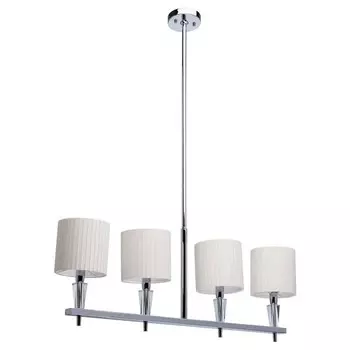 Светильник на штанге инесса 2 (chiaro) серебристый 97x115x17 см.