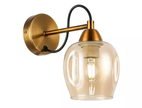 Светильник настенный acro (evoluce) коричневый 23 см.