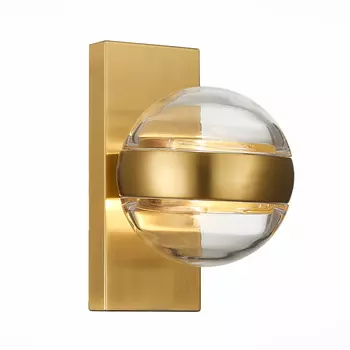 Светильник настенный bala (st luce) золотой 15x25x17 см.