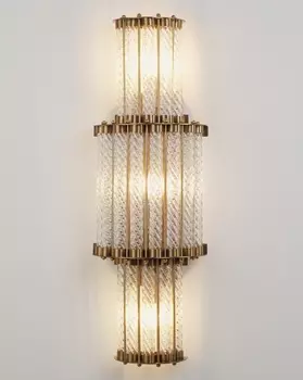 Светильник настенный crumbly (moderli) золотой 22x65x15 см.