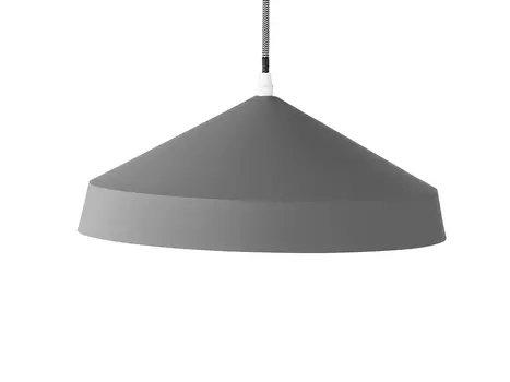 Светильник plate (bloomingville) серый 13.5 см.