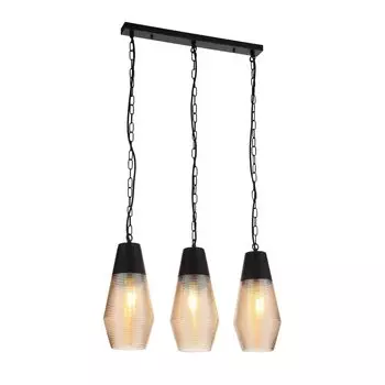 Светильник подвесной barno (st luce) черный 90x120x30 см.