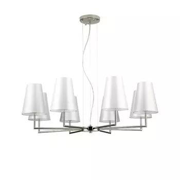 Светильник подвесной bellino (evoluce) серебристый 32 см.