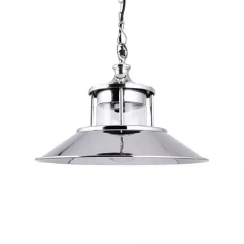 Светильник подвесной bionic (desondo) серебристый 33 см.