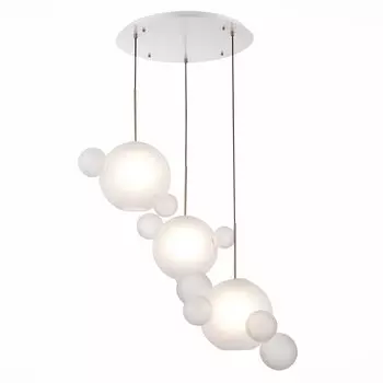 Светильник подвесной bopone (st luce) белый 100 см.