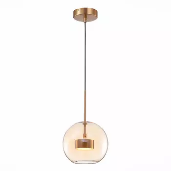 Светильник подвесной bopone (st luce) золотой 100 см.