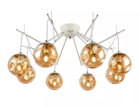 Светильник подвесной calletta (evoluce) золотой