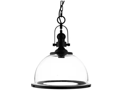 Светильник подвесной coburn (desondo) прозрачный 40 см.