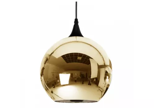 Светильник подвесной copper (desondo) золотой 36 см.