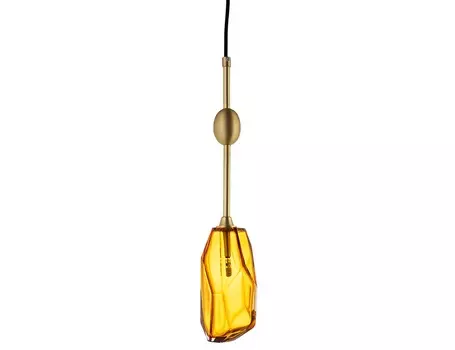 Светильник подвесной crystal rock (desondo) оранжевый 10x46x10 см.