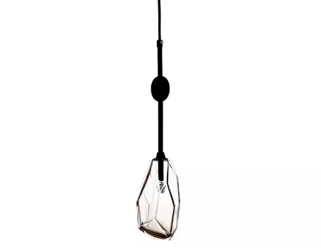 Светильник подвесной crystal rock (desondo) серый 10x46x10 см.