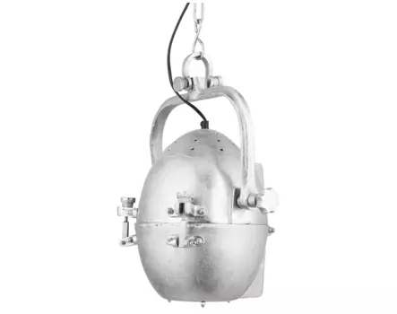 Светильник подвесной cybermen (desondo) серебристый 39x43x27 см.