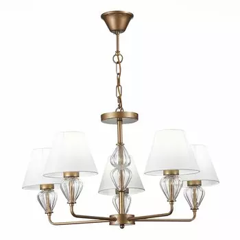 Светильник подвесной dalida (evoluce) коричневый 34 см.