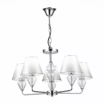 Светильник подвесной dalida (evoluce) серебристый 41 см.