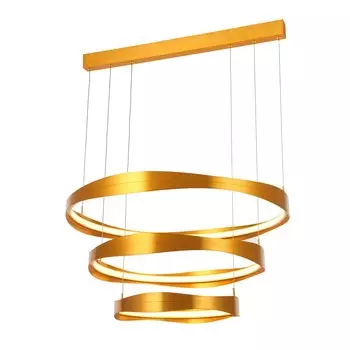 Светильник подвесной elazzo (st luce) золотой 60 см.