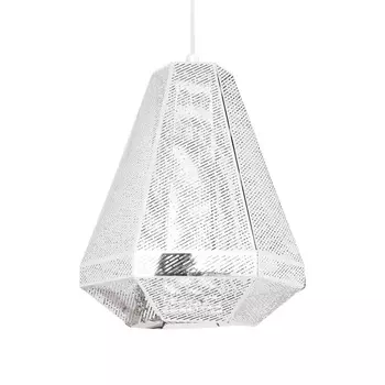 Светильник подвесной elliot (desondo) серебристый 21x27x21 см.