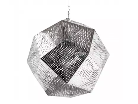 Светильник подвесной etch (desondo) серебристый 45 см.
