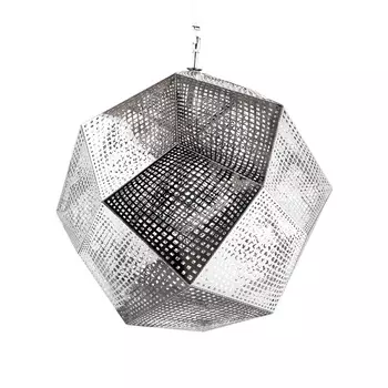 Светильник подвесной etch (desondo) серебристый 45 см.