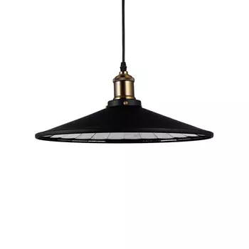 Светильник подвесной filament mirror (desondo) черный 17 см.