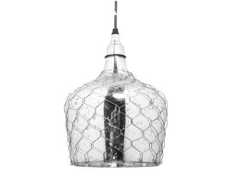 Светильник подвесной fishnet (desondo) серебристый 30 см.