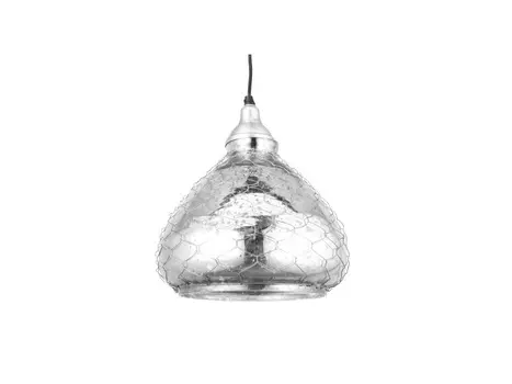 Светильник подвесной fishnet (desondo) серебристый 30 см.