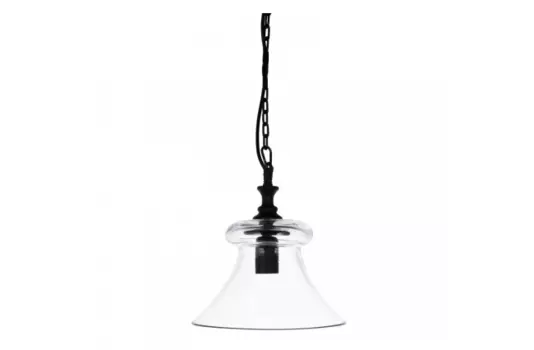 Светильник подвесной glasblazer bell (desondo) прозрачный 26 см.