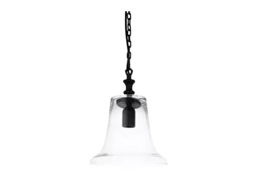 Светильник подвесной glasblazer bell (desondo) прозрачный 30 см.