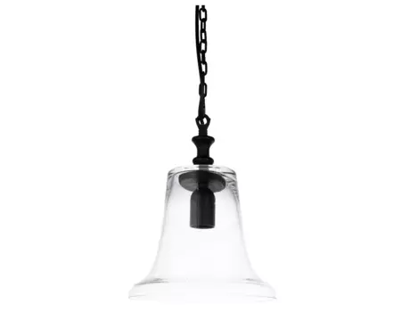 Светильник подвесной glasblazer bell (desondo) прозрачный 30 см.