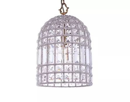 Светильник подвесной kasbah prism (desondo) золотой 40 см.