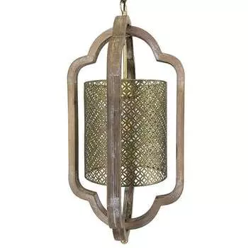 Светильник подвесной kepez (to4rooms) коричневый 32x65x32 см.