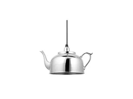 Светильник подвесной kettle (desondo) серебристый 29x17x18 см.