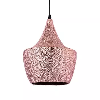 Светильник подвесной lux beat fat (desondo) розовый 32 см.