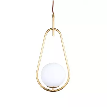 Светильник подвесной luxor drop (desondo) золотой 21x48x16 см.