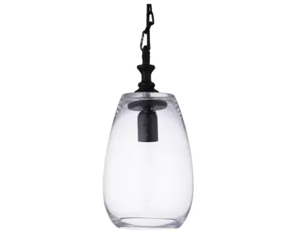 Светильник подвесной mavro ellipse (desondo) прозрачный 32 см.