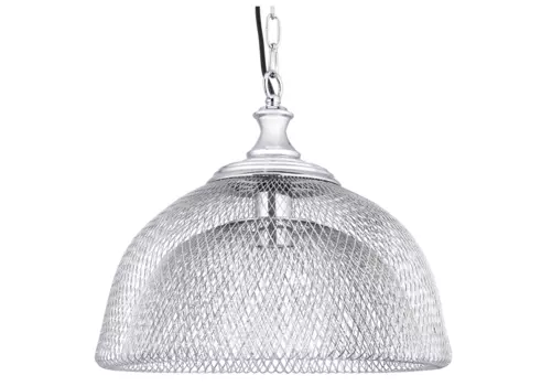 Светильник подвесной mesh (desondo) серебристый 32 см.